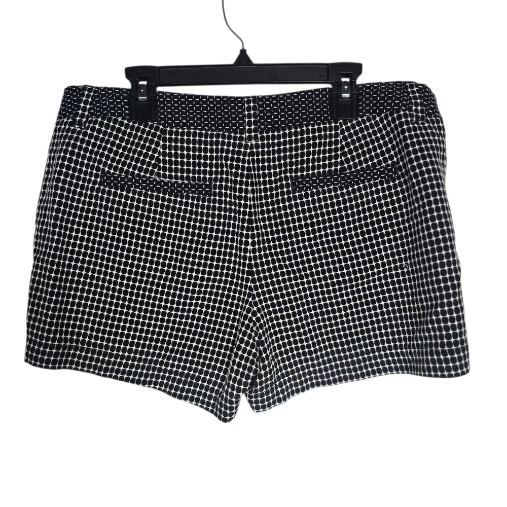 Merona Size 8 Black and White Shorts - Picture 3 of 6